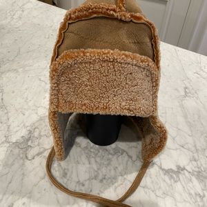 Burberry Shearling Aviator Hat